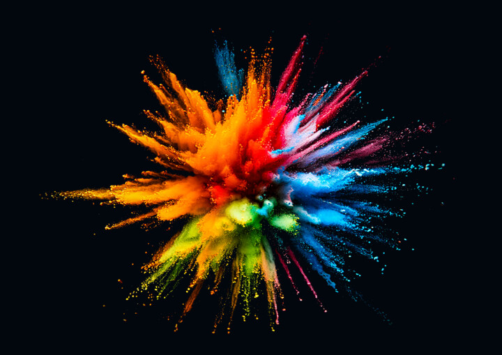 EXPLOSION DE POUSSIERES GALACTIQUES 数字艺术