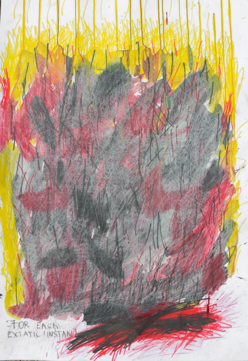 Painting titled ""For each extatic i…" by Giulio Benatti, Original Artwork, Acrylic