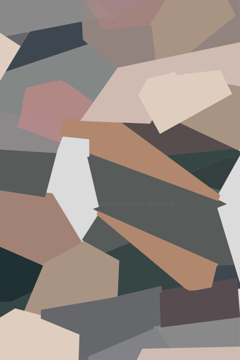 Digital Arts titled "Dans la Paix" by Emmanuel Payet, Original Artwork, Digital Painting