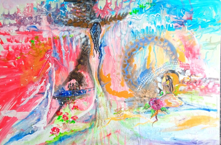 La Rugiada degli Dei 绘画, 23.6x35.4 in