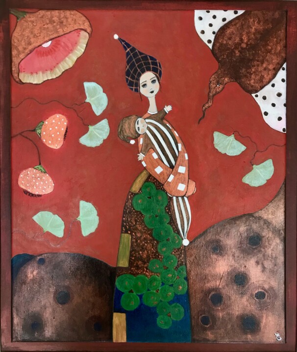 绘画,  18.1x15 in 