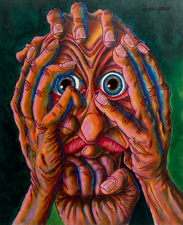 MAINTENANT 绘画, 21.3x17.7 in