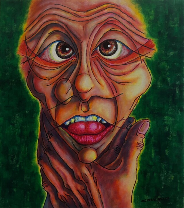 L ‘ OLIVE 绘画, 19.7x17.3 in