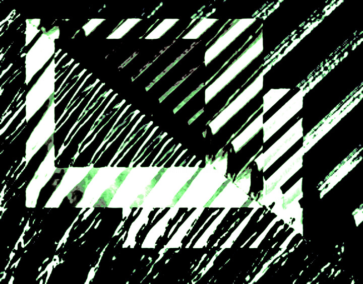 Rectangles 11d 数字艺术, 31.3x40 in
