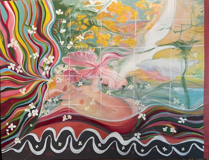 绘画,  35x45.7 in 