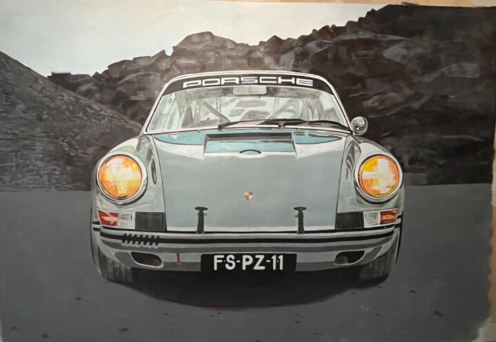 Porshe 绘画, 29.5x39.4 in