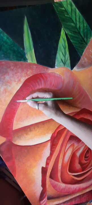 Steps of the making of the work