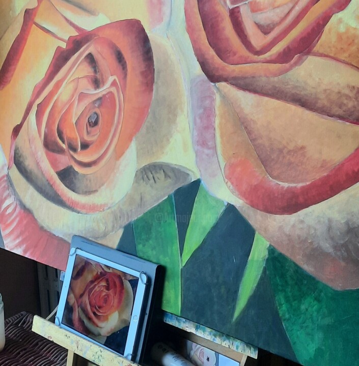 Steps of the making of the work