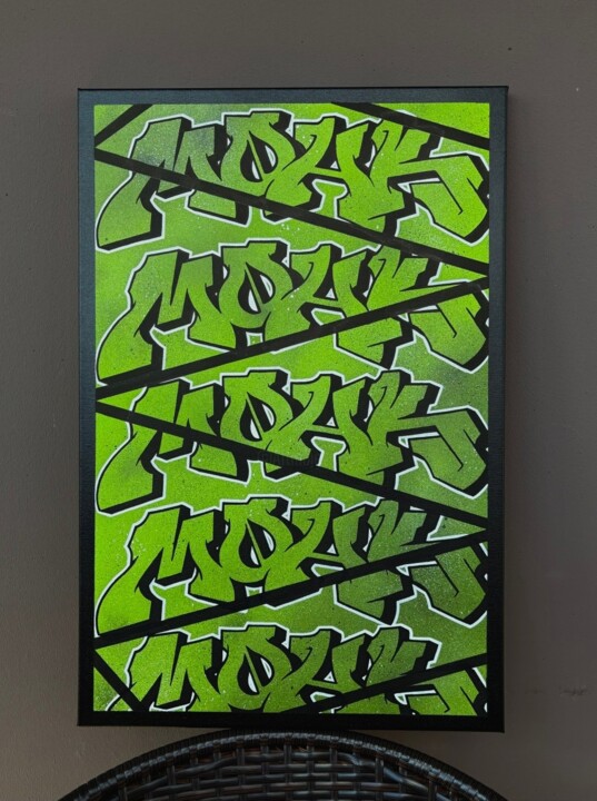 "MOHK" by Monker 绘画, 23.6x15.8 in