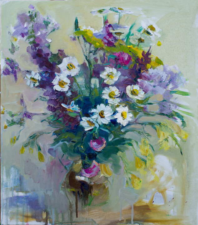 Field bouquet 绘画, 23.6x20.9 in