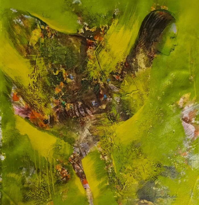 Freedom Malerei, 27,6x27,6 in