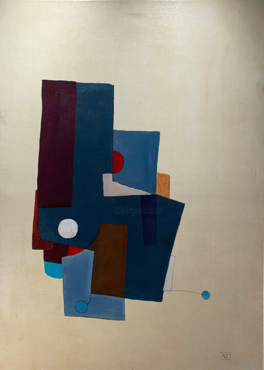 F minor - Research on Harmony - Variation 6 绘画, 27.6x19.7 in