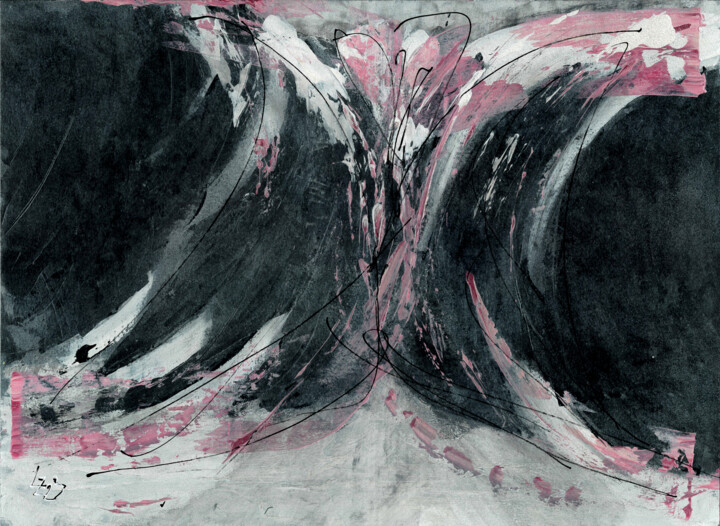 Re-Pair #2 绘画, 11.6x15.9 in