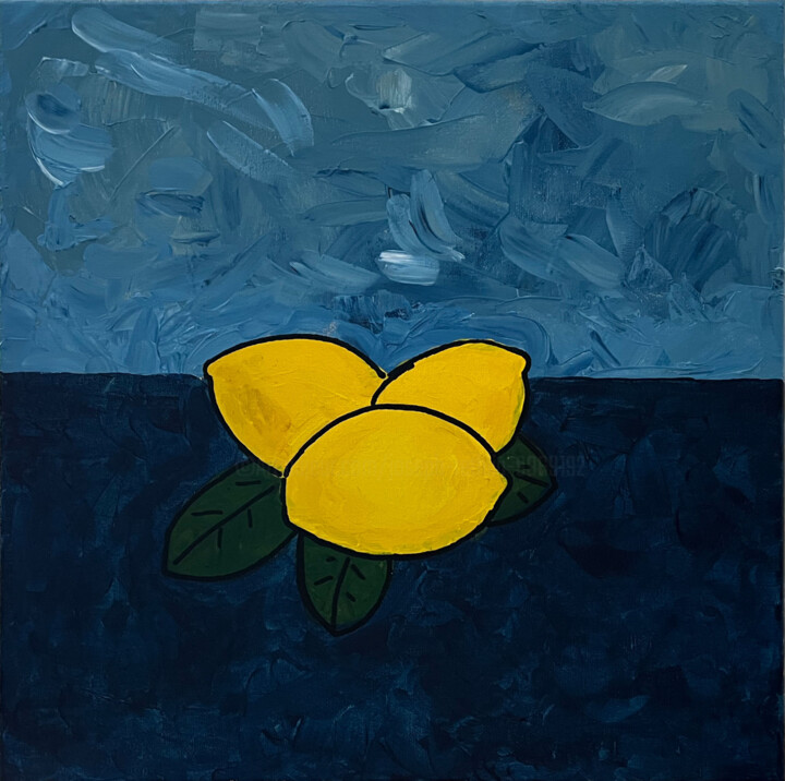 Méditerranée 绘画, 15.8x15.8 in