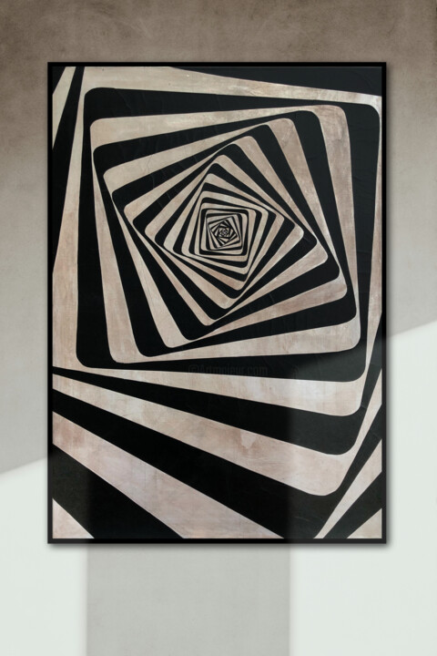Optical vortex Tablo, 39,4x27,6 in