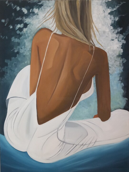 Un dos nu 绘画, 31.5x23.6 in