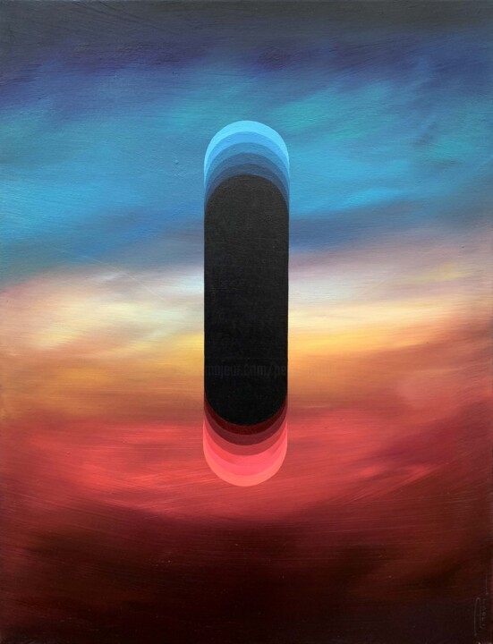 Chroma - Conduit 绘画, 23.6x19.7 in