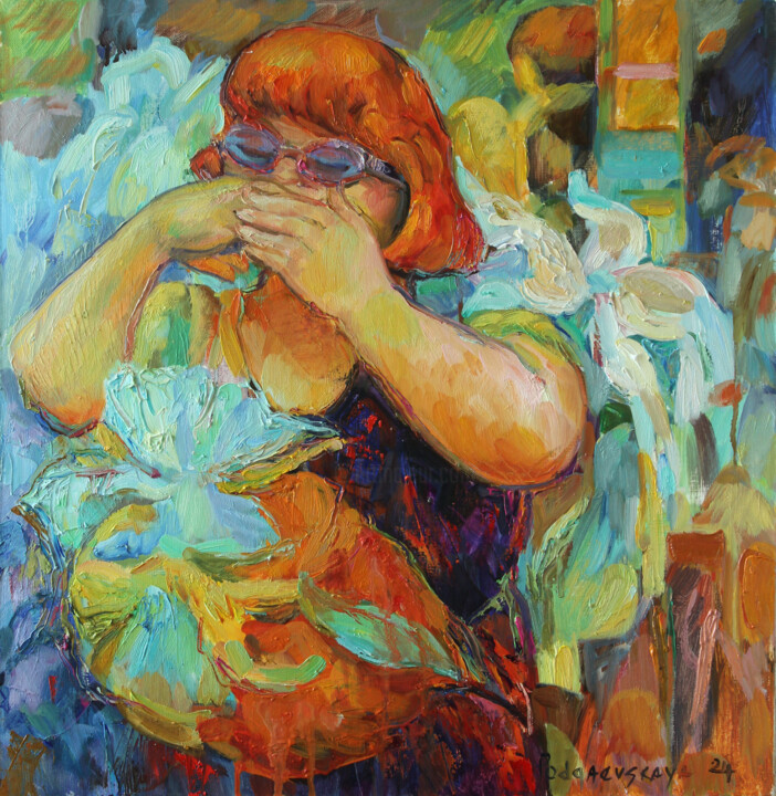 My secret. 绘画, 21.7x21.7 in