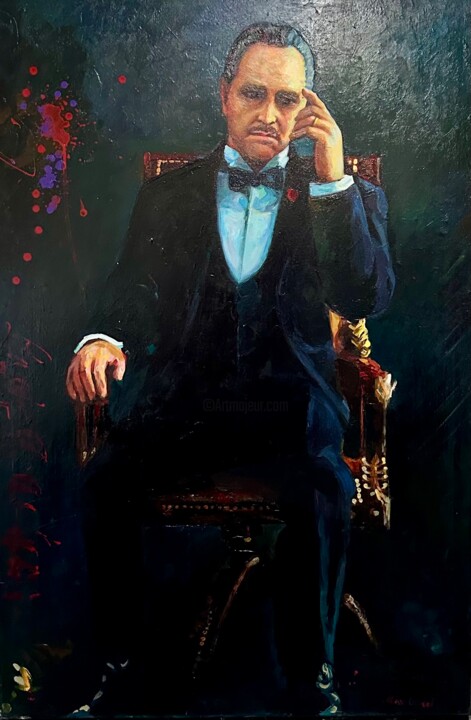 The Godfather- 23 绘画, 47.2x31.5 in