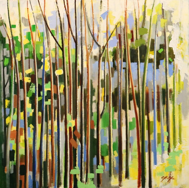 绘画,  36x36 in 
