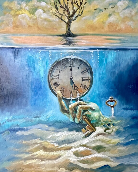 Time 绘画, 39.4x31.5 in