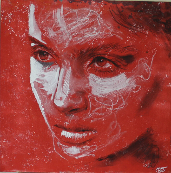 Early Work #2 绘画, 23.6x23.6 in