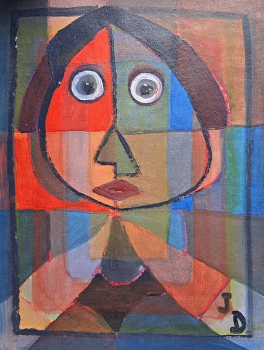 Le Moine Récurrent 2 绘画, 12.6x9.5 in