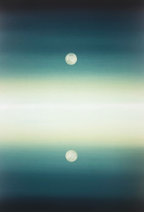 绘画 标题为“Scape- VI” 由Peter Pitout, 原创艺术品, 油 安装在纸板上