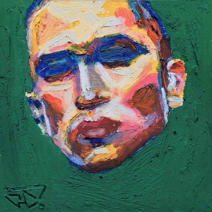 En juin, ne te découvre pas d'un fil 绘画, 5.1x5.1 in