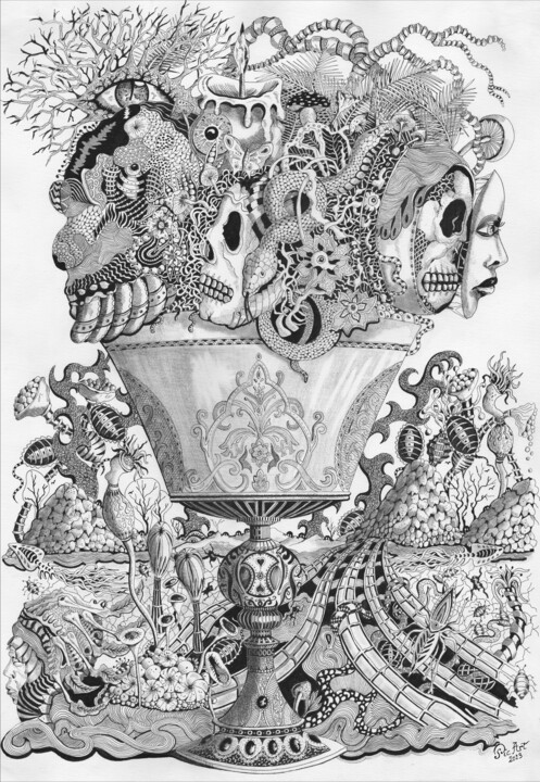 图画,  27.6x19.7 in 