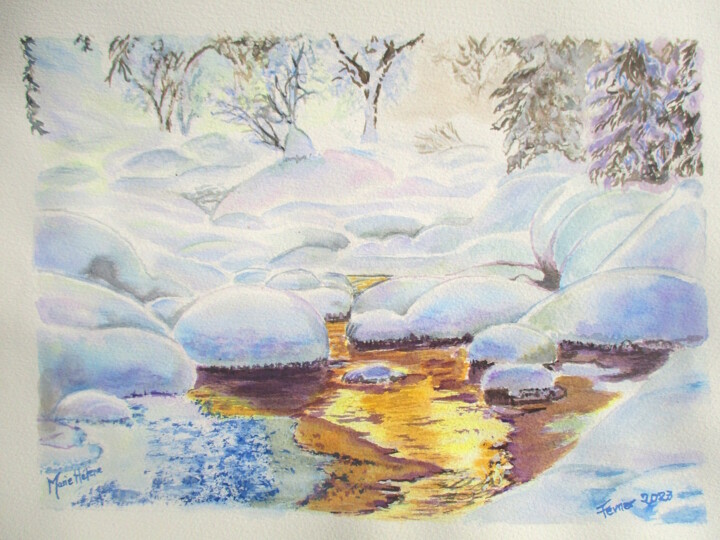 绘画,  9.5x12.6 in 