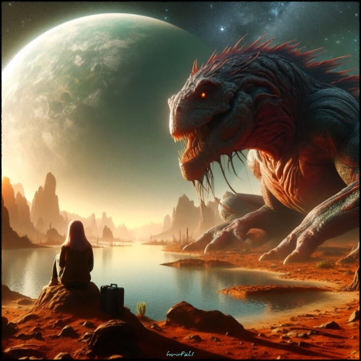 Rencontre au bord du lac - 43 数字艺术
