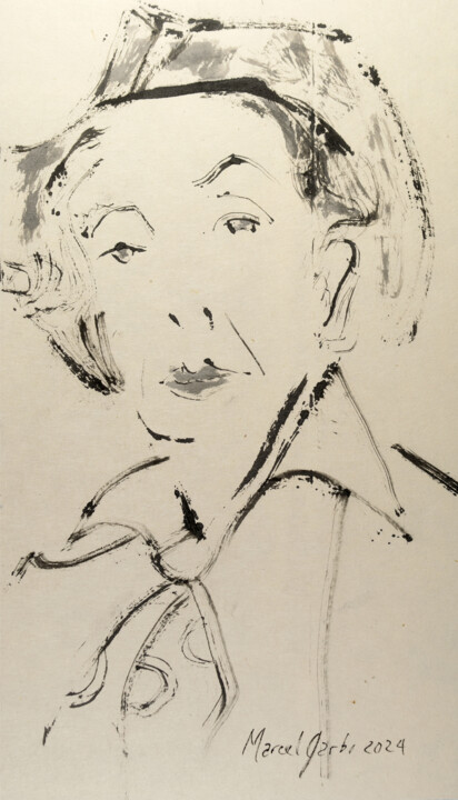 Quentin Crisp 图画, 11.8x6.7 in