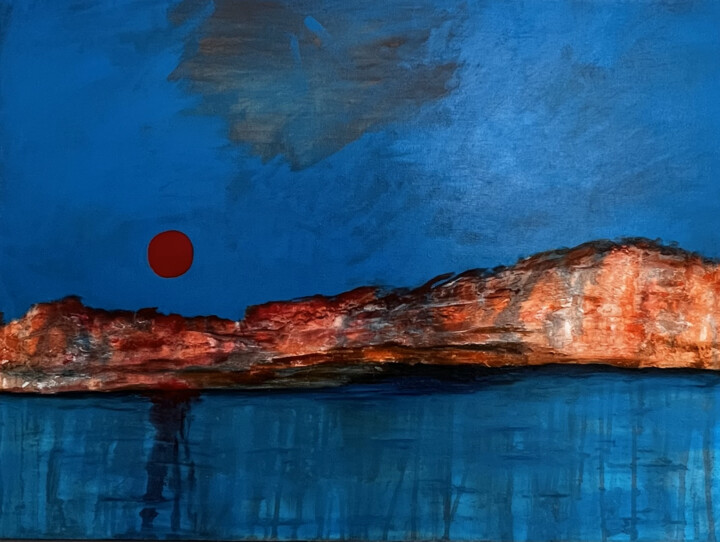 "Sunrise" 绘画, 19.7x27.6 in