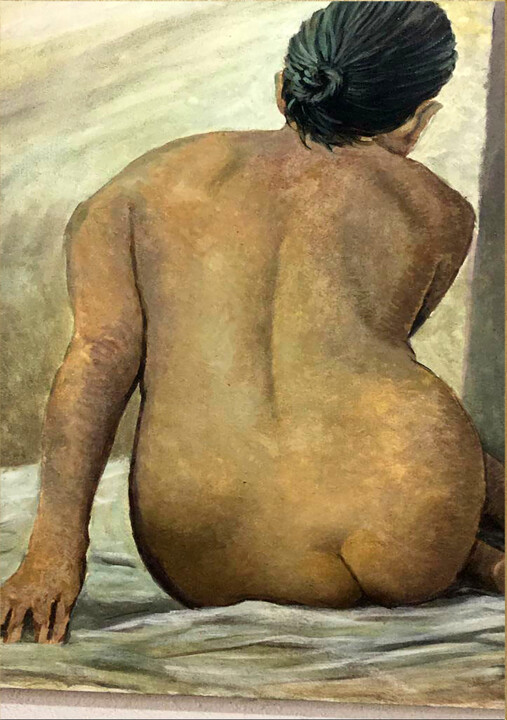 Turned Away 绘画, 36x29 in