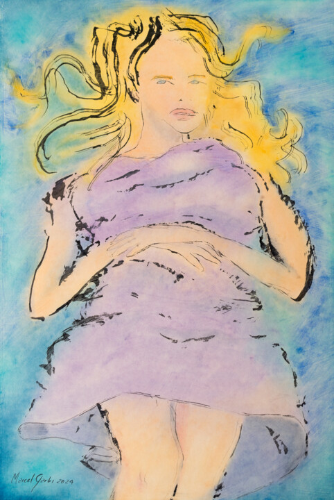 绘画,  27.6x18.5 in 