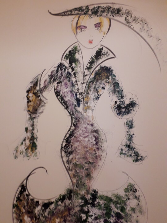 Masculin ou féminin 绘画, 45.7x35 in
