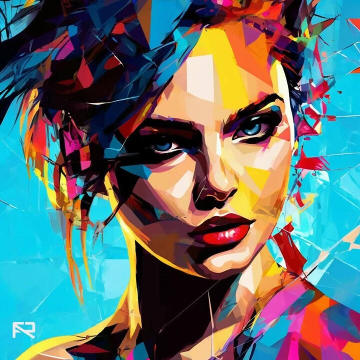 数字艺术 标题为“Fashion art 10” 由Анатолий Рабков, 原创艺术品, 2D数字工作