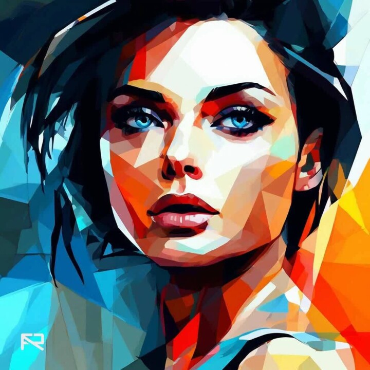 数字艺术 标题为“Fashion art 11” 由Анатолий Рабков, 原创艺术品, 2D数字工作
