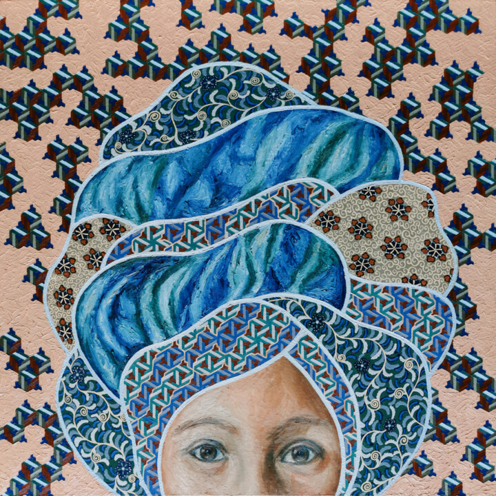 I see you, but you don’t 绘画, 31.5x31.5 in
