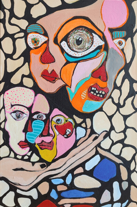 SPLİT 绘画, 23.6x15.8 in