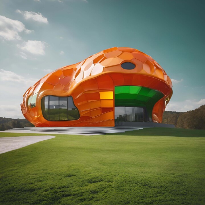 Digital Arts titled "The Beetle Abode: A…" by Alberto Capitani, Original Artwork, AI generated image