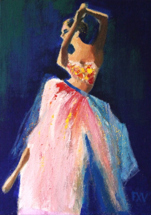 Danse Orientale 绘画, 27.6x19.7 in