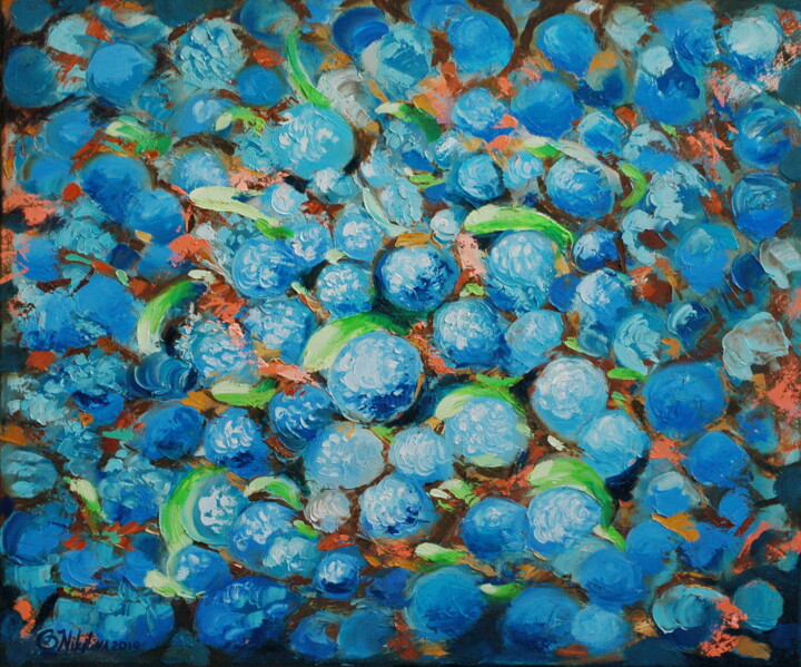 Abstract Coral and Fish 绘画, 19.7x23.6 in