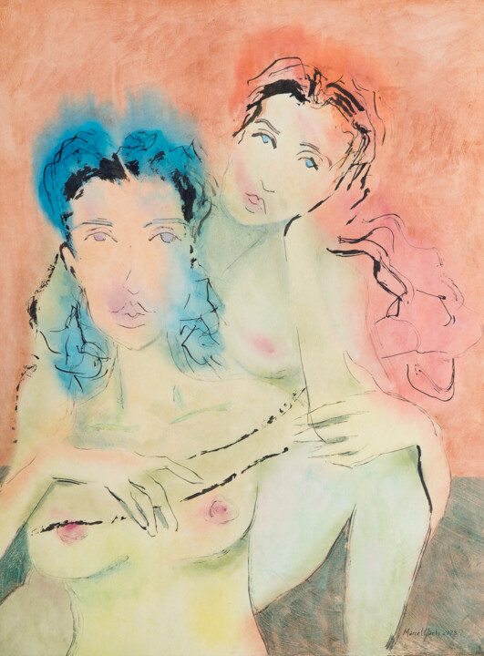 Beloved women Pittura, 37x27,6 in