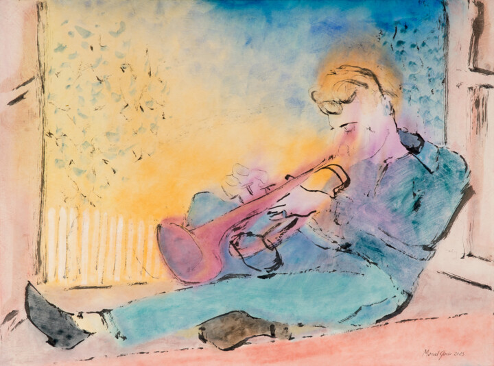 Can you hear me? Schilderij, 27,6x37 in