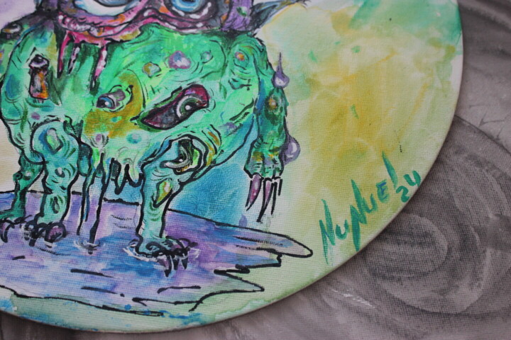 Artwork's surface or texture