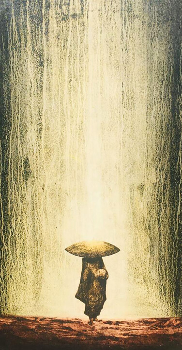 Serene Moments 绘画, 42x22 in