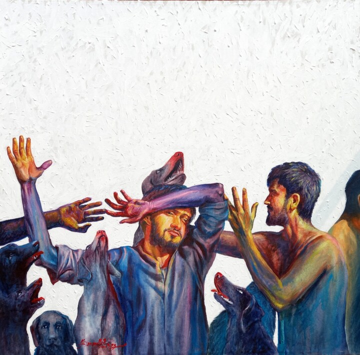 绘画,  77x90 in 