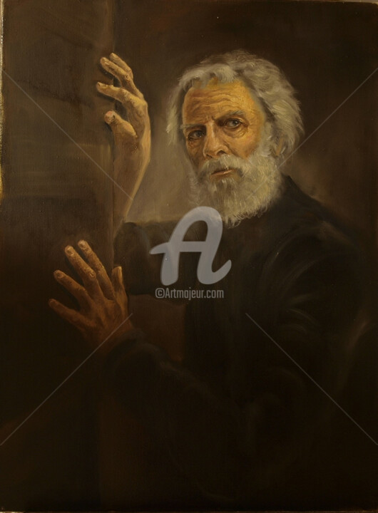 Studie für "Petrus" 绘画, 31.5x23.6 in